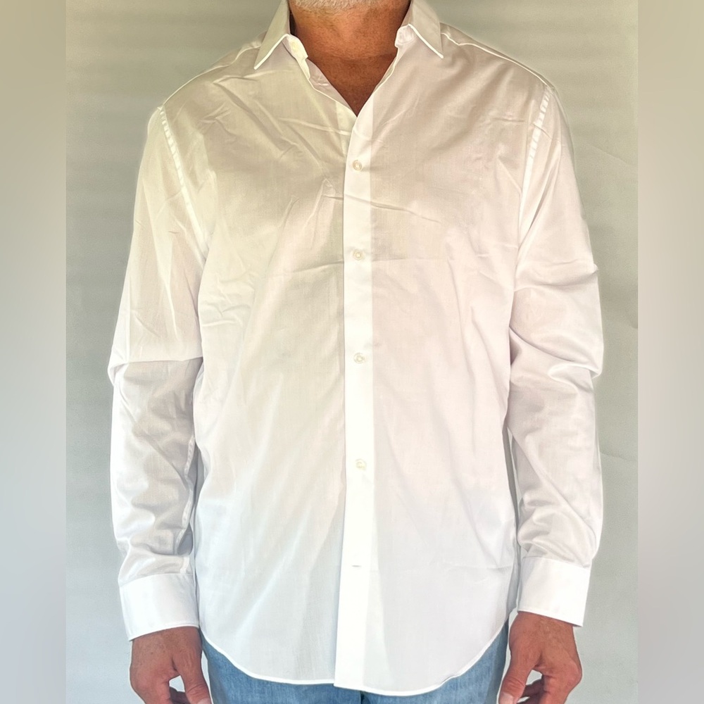 H&M slim fit White Men's  Dress Shirt XL